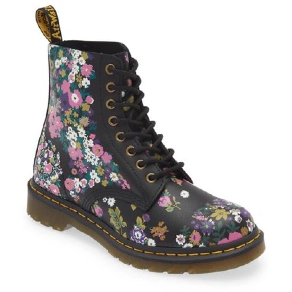 Dr. Marten 1460 Floral Pascal Boots in size 9 - Picture 1 of 6